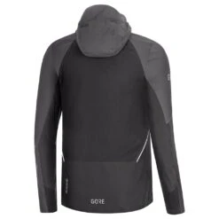 Gore Wear R7 Partial Gore-Tex Infinium Hooded Jacket Homme Noir -Sportswear Magasin main 100459 990R 1 wti1 04425 11ab