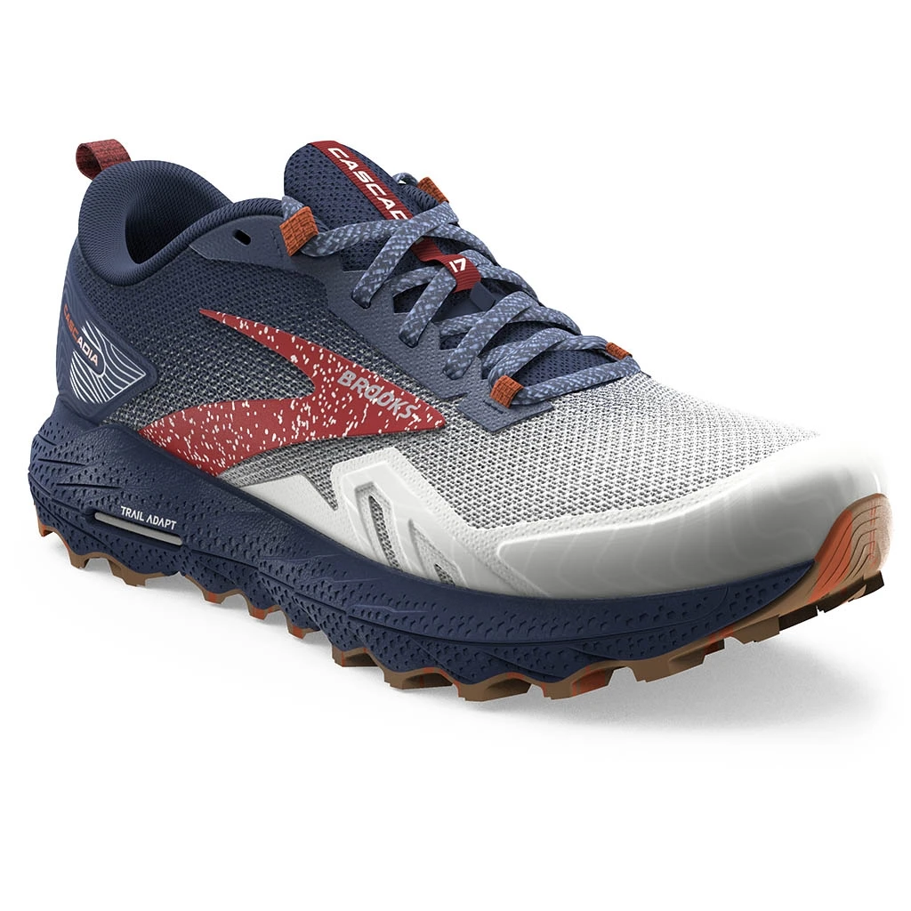 Brooks Running Cascadia 17 Femme Bleu-gris 4 Brooks Running Cascadia 17 Femme Bleu-gris – Image 2