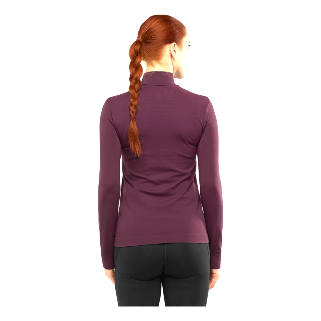 Salomon Comet Seamless Half Zip Femme Prune 5 Salomon Comet Seamless Half Zip Femme Prune – Image 3