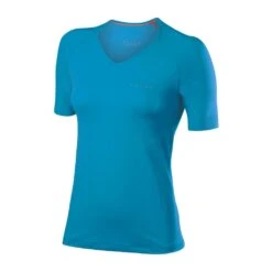 Falke RU C Ss Shirt Femme Bleu