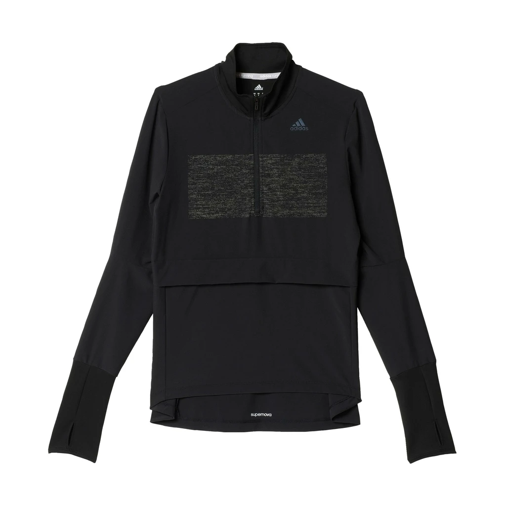 Adidas Supernova Storm 1/2 Zip Homme Noir 3 Adidas Supernova Storm 1/2 Zip Homme Noir