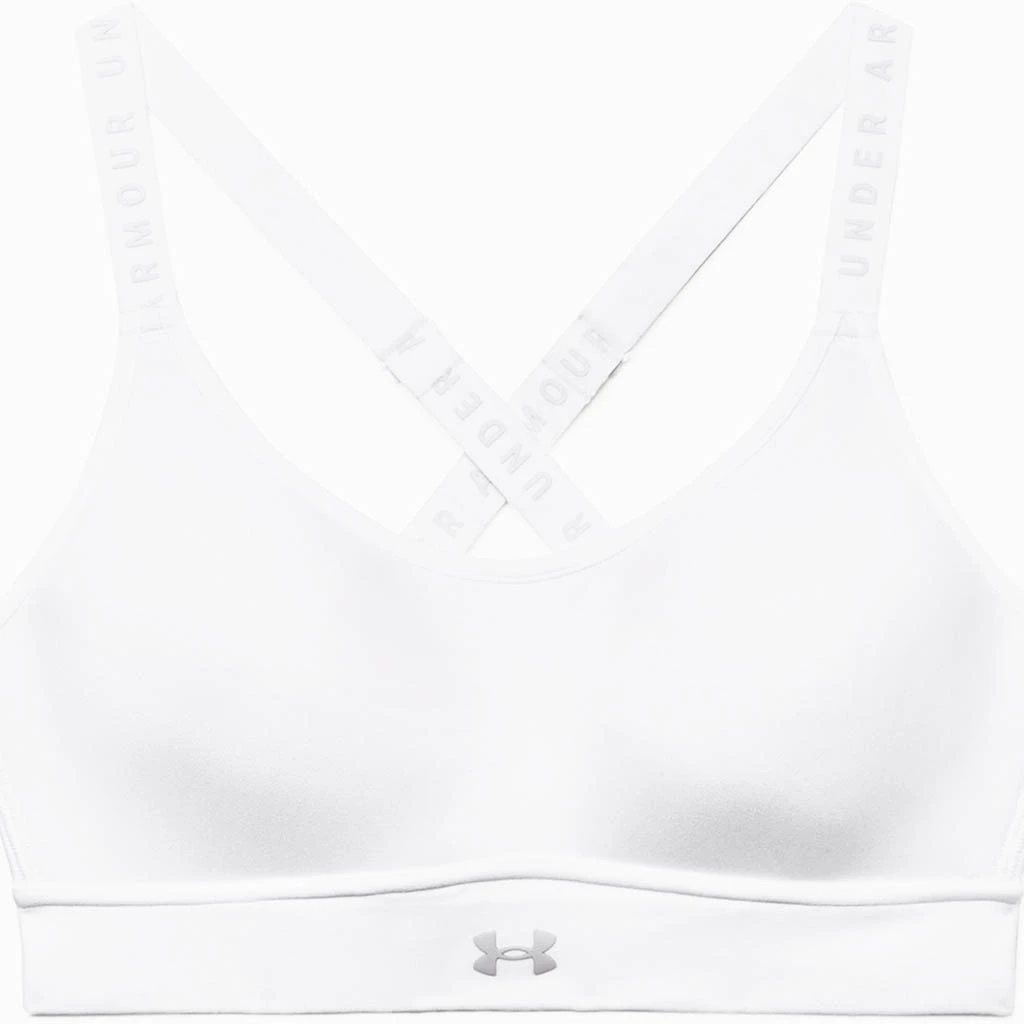 Under Armour Infinity Mid Covered Femme Blanc 3 Under Armour Infinity Mid Covered Femme Blanc