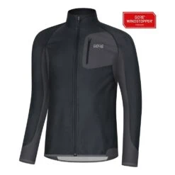 Gore Wear R3 Partial Gore Windstopper Maillot Homme Noir