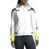 Brooks Running Run Visible Convertible Jacket Femme Blanc 1 Brooks Running Run Visible Convertible Jacket Femme Blanc -Sportswear Magasin main 221560 134 mf run visible convertible jacket womens running jacket c004