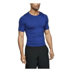 Under Armour Rush Compression Short Sleeves Homme Bleu -Sportswear Magasin main 247915 158300 4 57a3