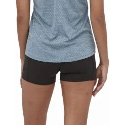 Patagonia Endless Run Short Femme Noir -Sportswear Magasin main 24876 BLK SM2 1 6d64