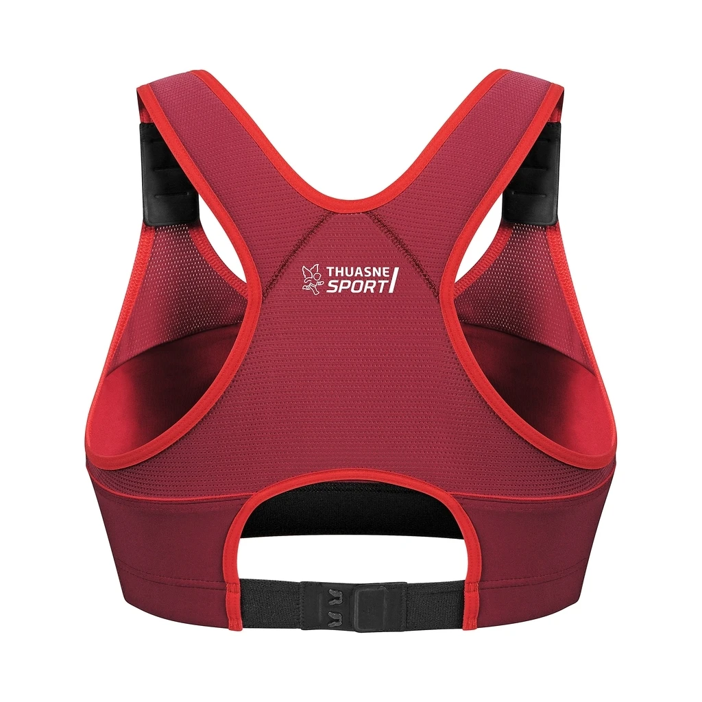 Thuasne Brassière Top Strap X-Back Femme Rouge 5 Thuasne Brassière Top Strap X-Back Femme Rouge – Image 3