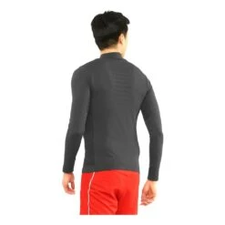 Salomon Explore Seamless Half Zip Homme Noir -Sportswear Magasin main 284541 179753 3 71db