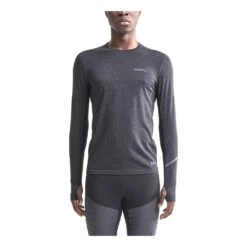 Craft Subz Long Sleeve Wool T-Shirt Homme Gris -Sportswear Magasin main 291219 184288 6 335a