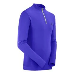 Salomon Explore Seamless Half Zip Homme Bleu -Sportswear Magasin main 297062 187518 0 8e5d