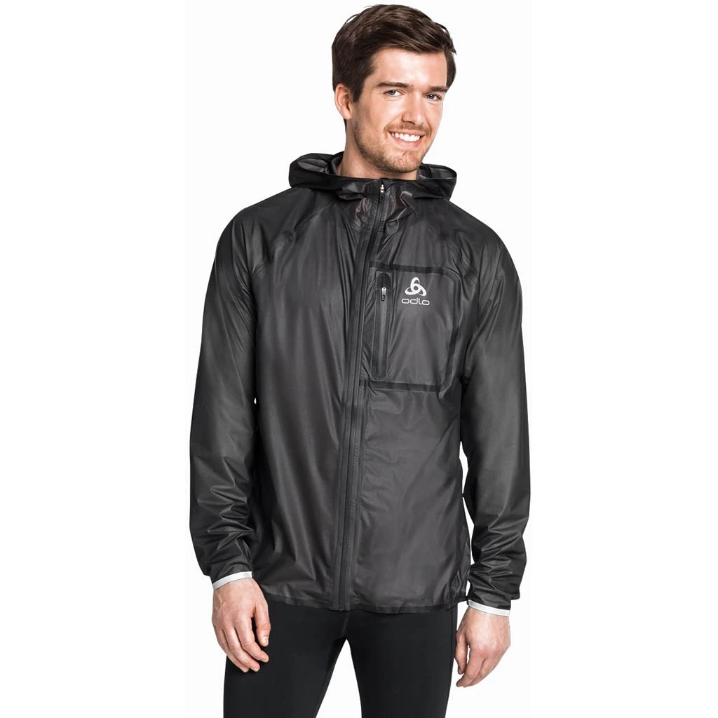 Odlo Veste Zeroweight Dual Dry Waterproof Homme Noir 5 Odlo Veste Zeroweight Dual Dry Waterproof Homme Noir â Image 3