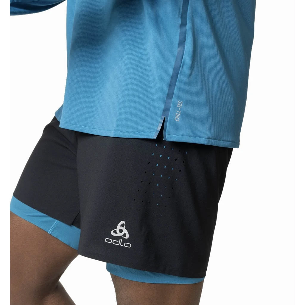 Odlo T-Shirt Manches Longues Zeroweight Chill-Tech Homme Bleu Ciel 6 Odlo T-Shirt Manches Longues Zeroweight Chill-Tech Homme Bleu Ciel – Image 4