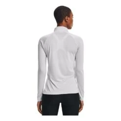 Under Armour Tech Half Zip - Twist Femme Blanc -Sportswear Magasin main 316067 202164 3 4e04