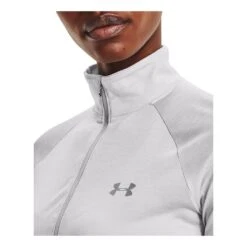 Under Armour Tech Half Zip - Twist Femme Blanc -Sportswear Magasin main 316067 202165 4 2a88