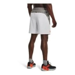 Under Armour Knit Woven Hybrid Shorts Homme Gris -Sportswear Magasin main 317270 202906 2 cf80