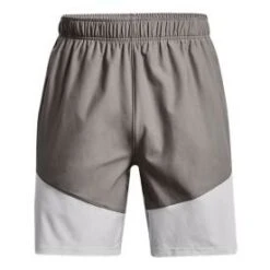 Under Armour Knit Woven Hybrid Shorts Homme Gris -Sportswear Magasin main 317270 202908 4 335a