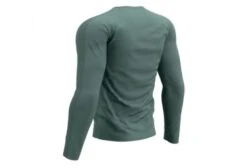 Compressport Training Tshirt Long Sleeve Homme Vert -Sportswear Magasin main 318671 209424 7 38cd