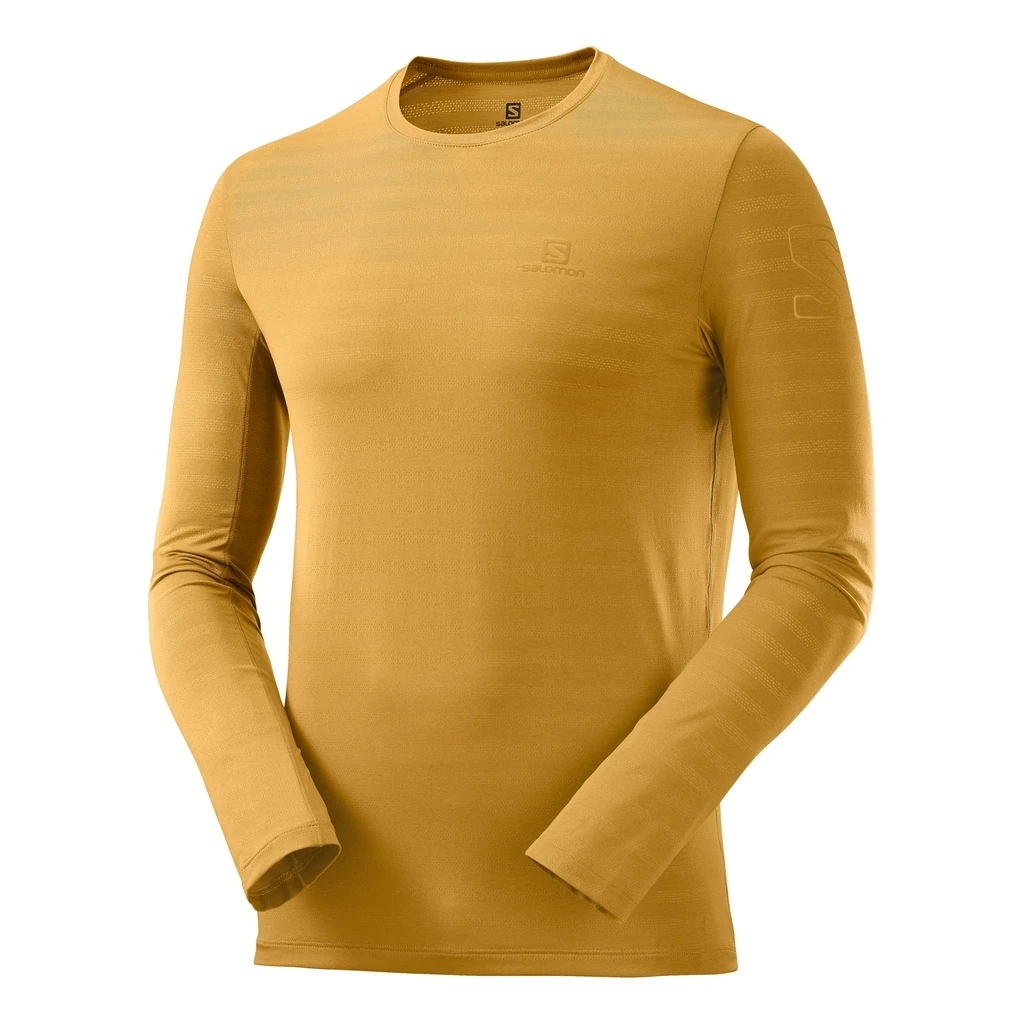 Salomon XA Long Sleeve T-Shirt Homme Jaune Moutarde 3 Salomon XA Long Sleeve T-Shirt Homme Jaune Moutarde