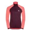 Odlo Zeroweight Warm Hybrid Jacket Femme Rose -Sportswear Magasin main 322659 206729 1 ab6d