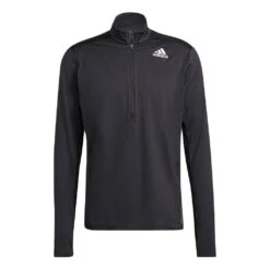 Adidas Own The Run 1/2 Zip Long Sleeve T-Shirt Homme Noir