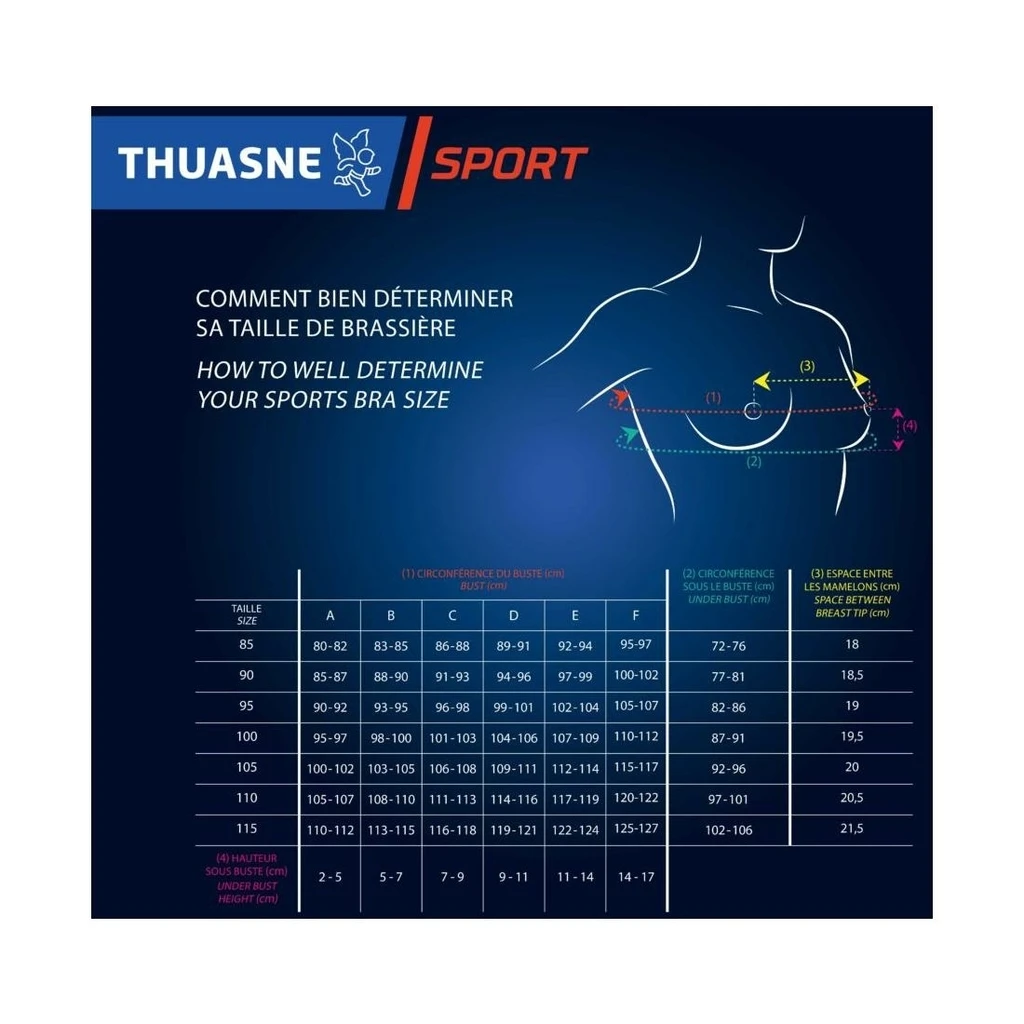Thuasne Brassière Activ Sport Bra Femme Gris 8 Thuasne Brassière Activ Sport Bra Femme Gris – Image 6