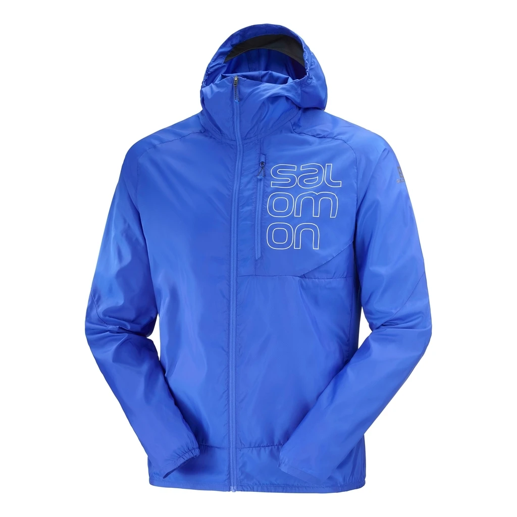Salomon Bonatti Cross Full Zip Hoodie Homme Bleu 3 Salomon Bonatti Cross Full Zip Hoodie Homme Bleu