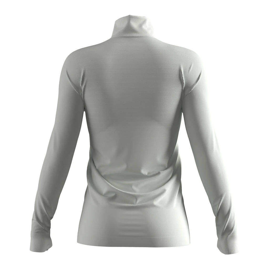 Salomon Comet Seamless Half Zip Femme Blanc 4 Salomon Comet Seamless Half Zip Femme Blanc â Image 2