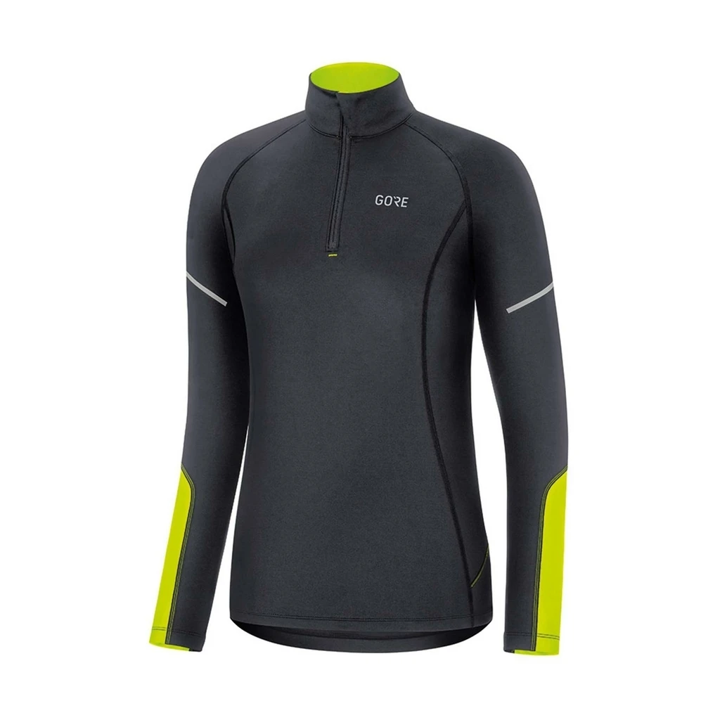 Gore Wear Mid Long Sleeve Zip Shirt Femme Anthracite 3 Gore Wear Mid Long Sleeve Zip Shirt Femme Anthracite