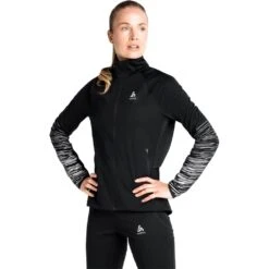 Odlo Jacket Zeroweight Pro Warm Reflect Femme Noir -Sportswear Magasin main 456338 a488