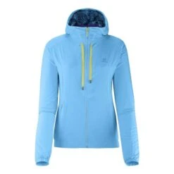 Salomon Mahakli Hoody Femme Bleu Ciel