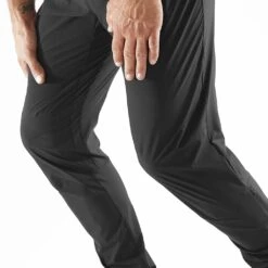 Salomon Bonatti Hybrid Pant Homme -Sportswear Magasin main LC1846700 6 MOD bonattitrailpant deepblack kneearticulation m aac7