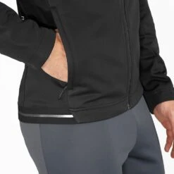 Salomon Gore-Tex Short Sleevehell Jacket Homme Noir 16 Salomon Gore-Tex Short Sleevehell Jacket Homme Noir -Sportswear Magasin main LC1865900 7 MOD gtxwssoftshelljkt black zippedpocket m 57ef