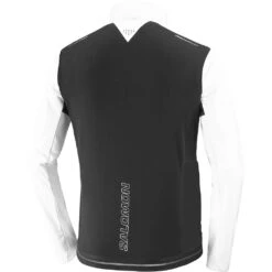 Salomon Gore-Tex Short Sleevehell Jacket Homme Blanc Et Noir -Sportswear Magasin main LC1866100 1 GHO gtxwsshelljkt whitedeepblack run m.png.high res 1d4d