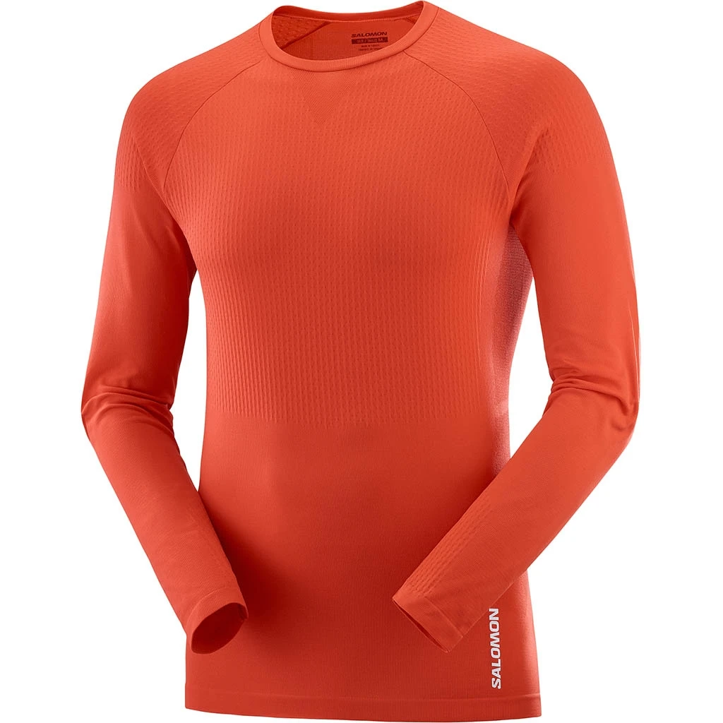 Salomon Sense Long Sleeve Tee Homme Rouge 3 Salomon Sense Long Sleeve Tee Homme Rouge
