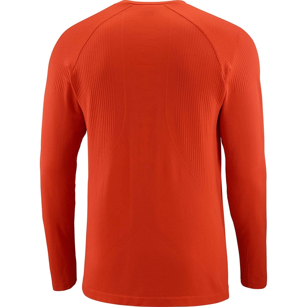 Salomon Sense Long Sleeve Tee Homme Rouge 4 Salomon Sense Long Sleeve Tee Homme Rouge – Image 2
