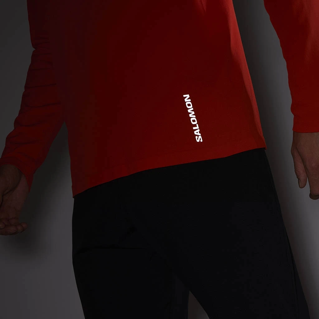 Salomon Sense Long Sleeve Tee Homme Rouge 9 Salomon Sense Long Sleeve Tee Homme Rouge – Image 7
