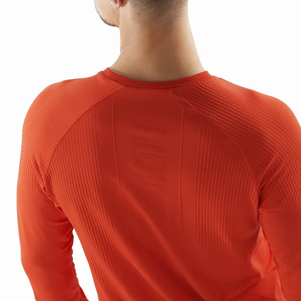 Salomon Sense Long Sleeve Tee Homme Rouge 8 Salomon Sense Long Sleeve Tee Homme Rouge – Image 6