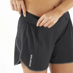 Salomon Sense Aero 5 Short Femme 14 Salomon Sense Aero 5 Short Femme -Sportswear Magasin main LC1891500 5 MOD senseaero5short deepblack elastiquecote w fbfc
