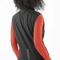 Salomon Light Shell Vest Femme -Sportswear Magasin main LC1894700 6 MOD lightshellvest deepblackwhite fabricdos w c221