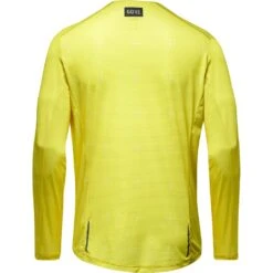 Gore Wear Contest Long Sleeve T-Shirt Homme Jaune -Sportswear Magasin main Long sleeve yellow gore ware 2 5ac4