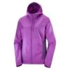 Salomon Bonatti Cross Full Zip Hoodie Femme Violet -Sportswear Magasin main SALO07274 01 109c