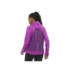 Salomon Bonatti Cross Full Zip Hoodie Femme Violet -Sportswear Magasin main SALO07274 04 4996
