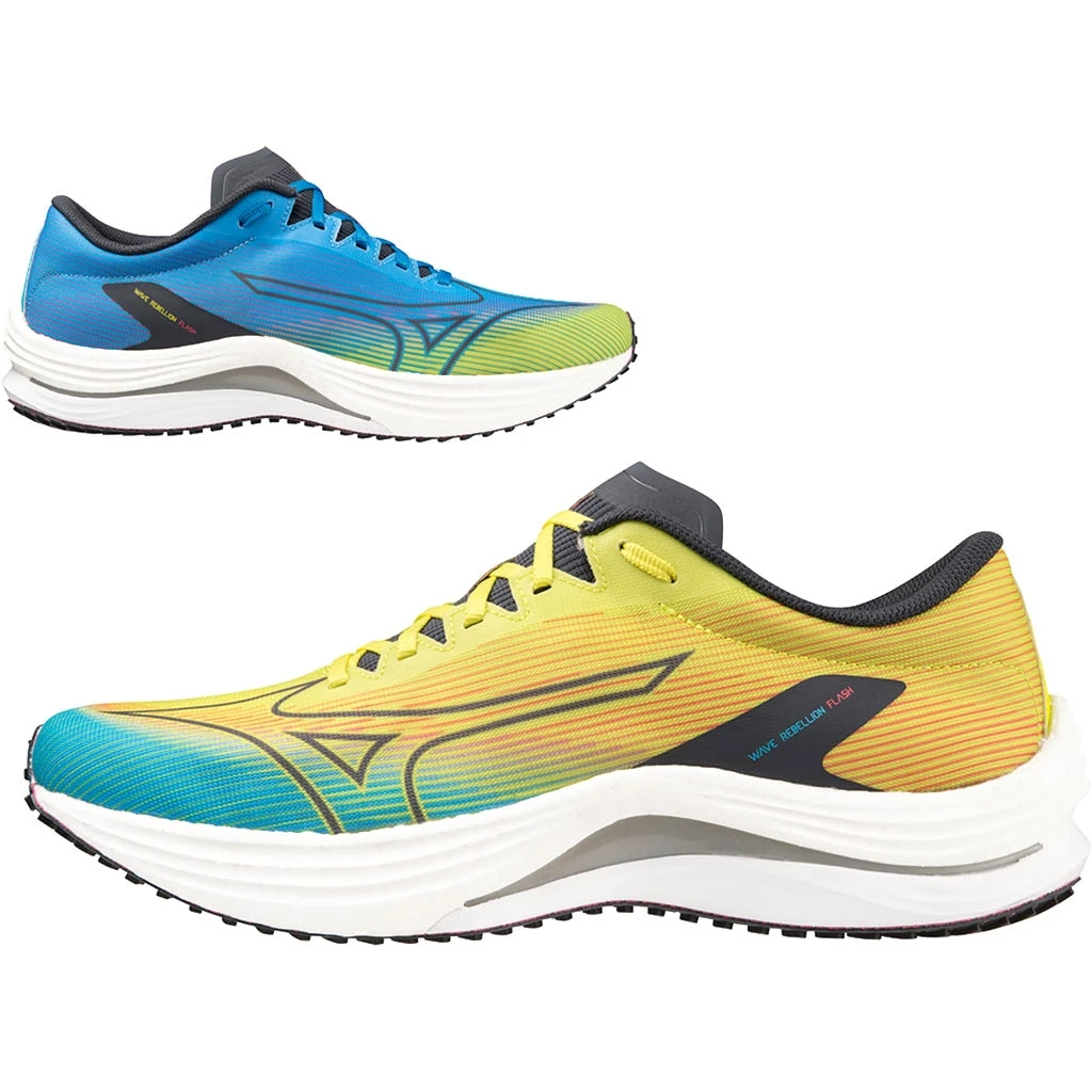 Mizuno Wave Rebellion Flash Homme Bleu 5 Mizuno Wave Rebellion Flash Homme Bleu – Image 3