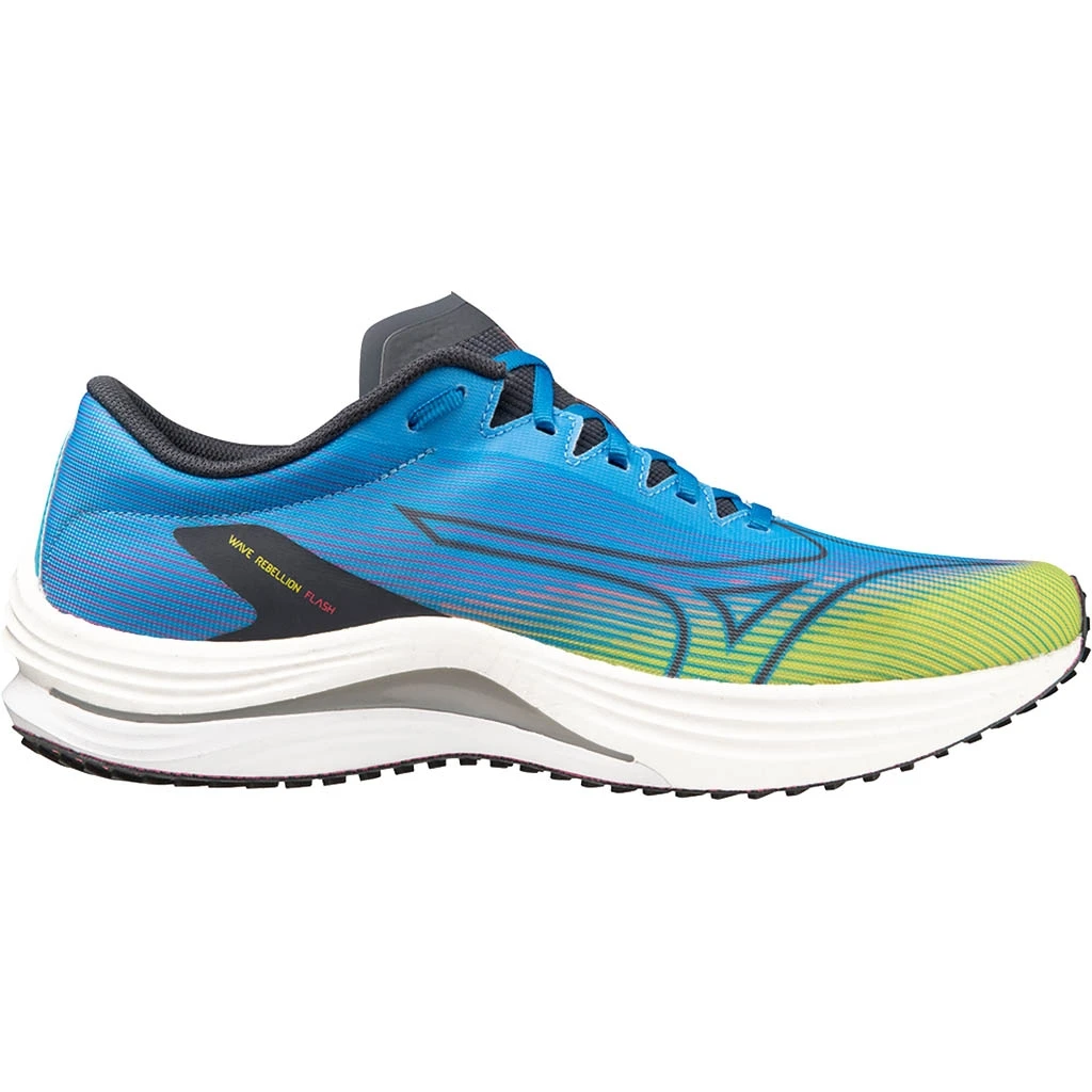 Mizuno Wave Rebellion Flash Homme Bleu 3 Mizuno Wave Rebellion Flash Homme Bleu