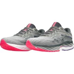 Mizuno Wave Rider 27 Femme Bleu Ciel -Sportswear Magasin main SH J1GD230321 09 1000 c192