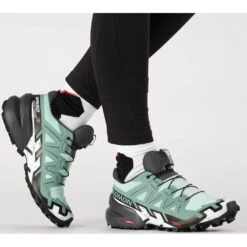 Salomon Speedcross 6 Femme -Sportswear Magasin main Salomon Speedcross 6 W Yucca Ebony White 417431 5 92d7