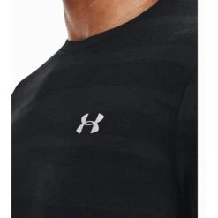Under Armour Seamless Wave Short Sleeve Homme -Sportswear Magasin main V5 1373726 001 COLLAR 33b8