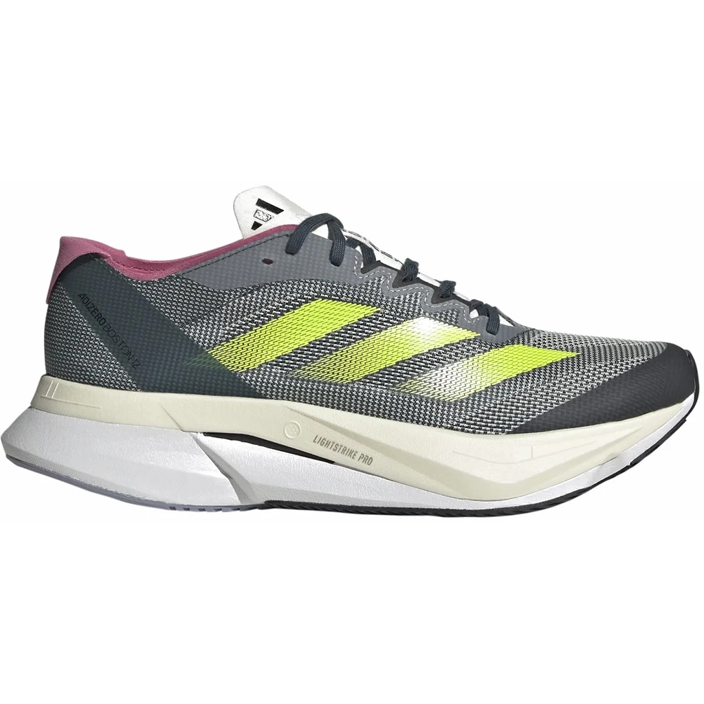 Adidas Adizero Boston 12 Femme Gris 3 Adidas Adizero Boston 12 Femme Gris