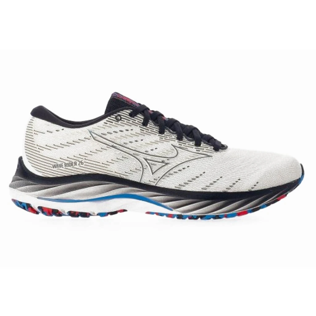Mizuno Wave Rider 26 Homme Blanc 3 Mizuno Wave Rider 26 Homme Blanc