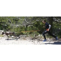 I-Dog Laisse De Traction Canicross One Orange -Sportswear Magasin main photo pres longe I DOG 08 1 4dd6